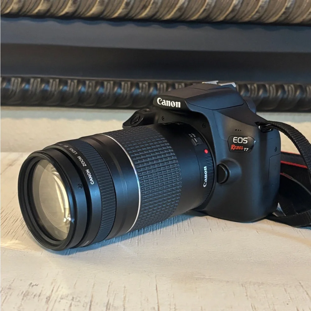 Canon EOS Rebel T7 DSLR Camera - Black